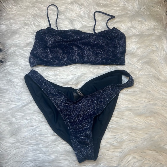 triangl swimwear Swim Triangl Mica Riverside Sparkle Bikini Poshmark